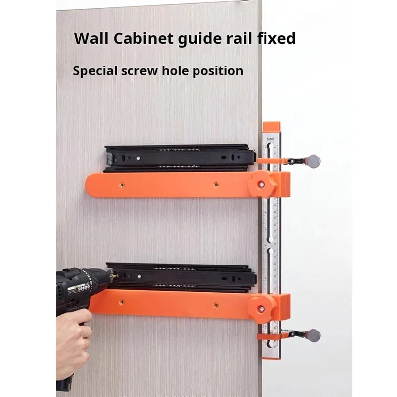 Plantilla de Montaje Para Cajones, Correderas PRO Acero Inoxidable5