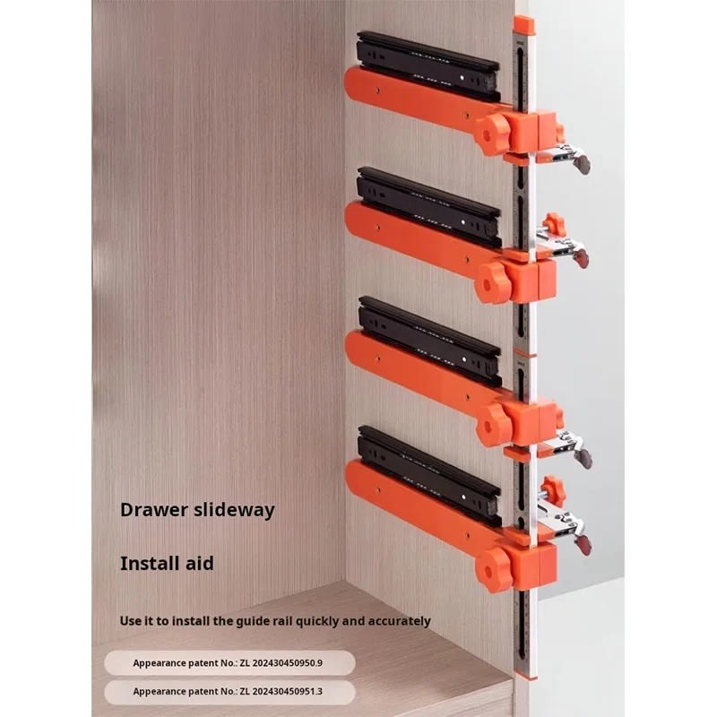 Plantilla de Montaje Para Cajones, Correderas PRO Acero Inoxidable2