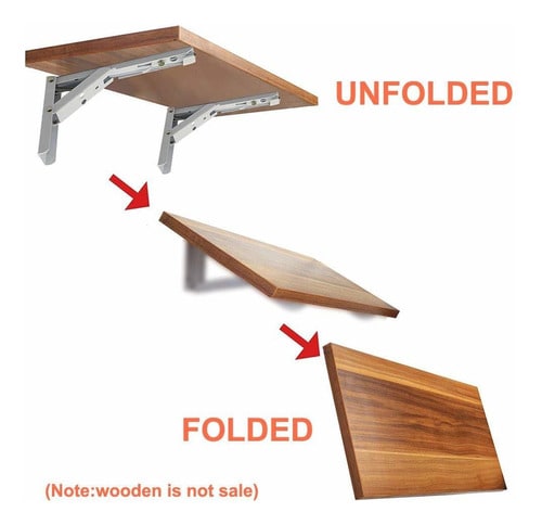 Soporte Angulo Plegable Blanco 8