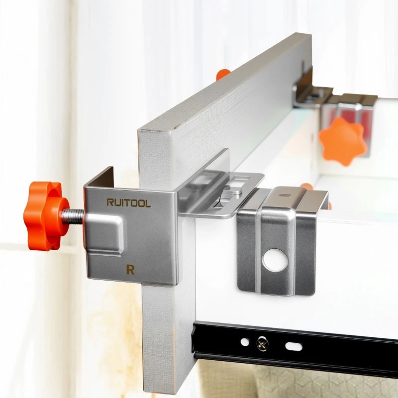 Abrazadera 2 en 1 para tapa de Cajón y Corredera Ac. Inox.2