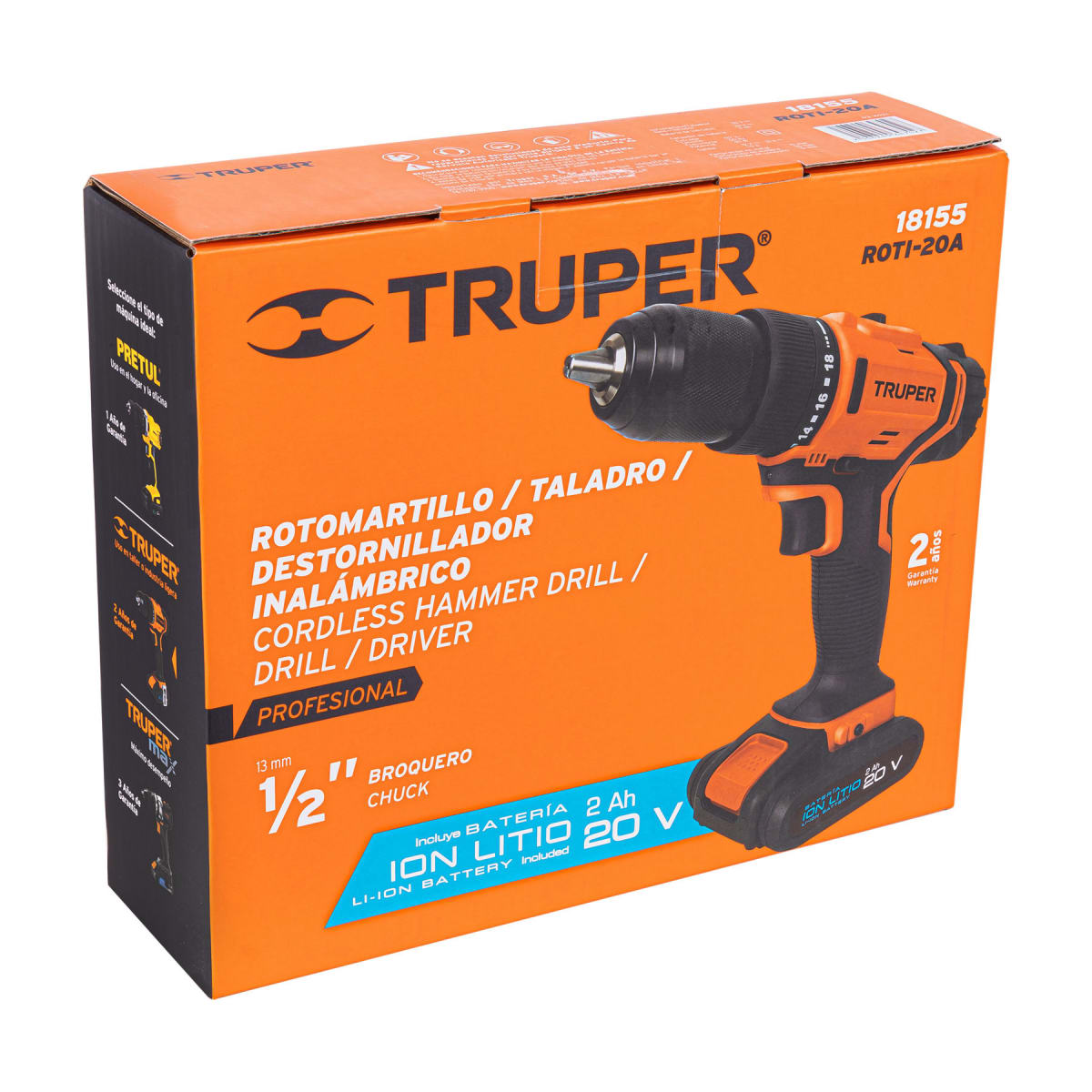 Taladro Percutor Inalámbrico 20V4