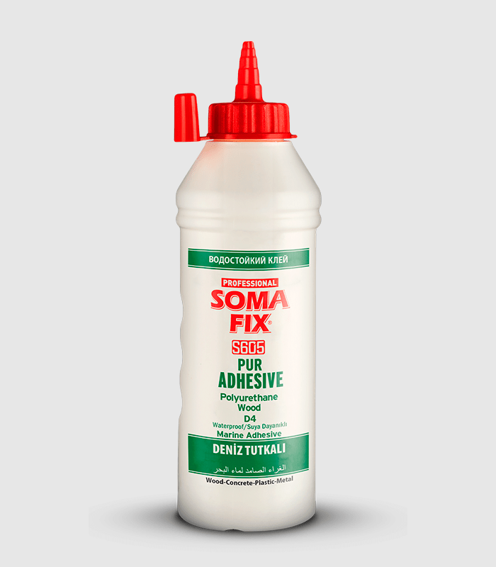Somafix Adhesivo Marino Transparente (pega madera mojada)3