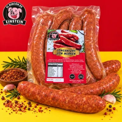 Longanizas Rincón de Einstein con merkén