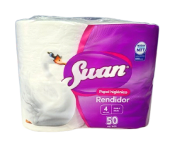 Papel higienico Swan nuevo doble hoja rendidor 4x50m