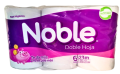 Papel higiénico Noble doble hoja 6x23m