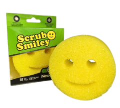 Esponja Scrub Smiley amarilla