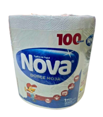 Toalla de papel Nova doble hoja 100 m