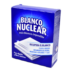 Blanqueador Blanco Nuclear Sobres 120g