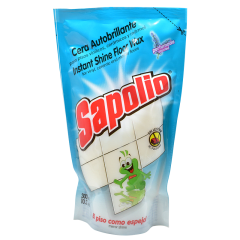 Cera líquida Sapolio autobrillante incolora 300 mL