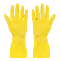 Guantes de aseo latex amarillo