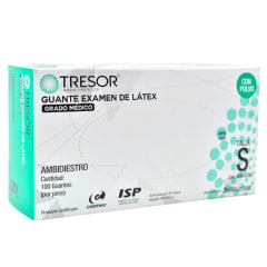 Guante Examinación Látex Tresor Talla S