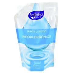 Jabón líquido ballerina hipoalergénico doypack 750mL