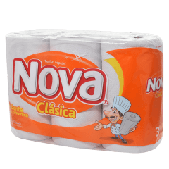 Toalla de papel Nova clásica  3x12 m