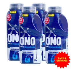 Detergente para Diluir Omo Ultra Power Pack 4 unidades