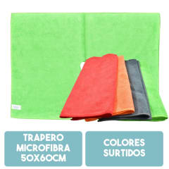 Trapero Microfibra Teddy ojal multicolor 50x60cm