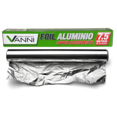 Papel Aluminio Vanni 30cm ancho 7.5 metros
