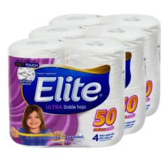 Papel Higiénico Elite Ultra 50m Pack 12 rollos