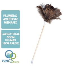 Plumero Pluma Avestruz Mediano 60cm