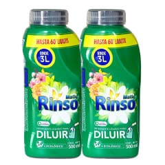 Detergente liquido Rinso para diluir pack 2 unid