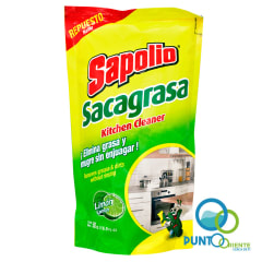 Sacagrasa Sapolio recarga limón 500mL