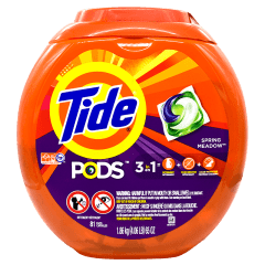 Detergente capsulas Tide Pods pote 76 unid