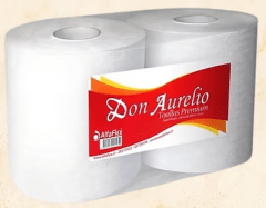 Toalla de Papel Jumbo Don Aurelio 2x Rollos 200 metros