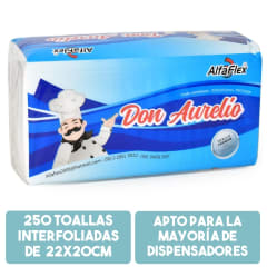Toalla Interfoliada Don Aurelio Doble Hoja 250un