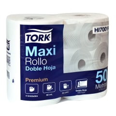 Papel Higiénico Tork Doble Hoja 4 Rollos 50m