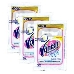 Quitamancha Vanish Polvo Oxi Acción Blanco Pack 3 Sobre 30g