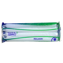 Velas Teddy grande 4 unid