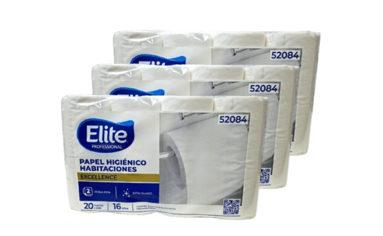Manga papel higienico Elite Professional 16 rollos 20 m1