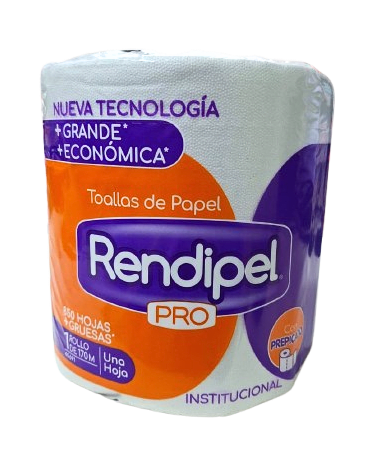 Toalla de papel Rendipel hoja simple 170 m1