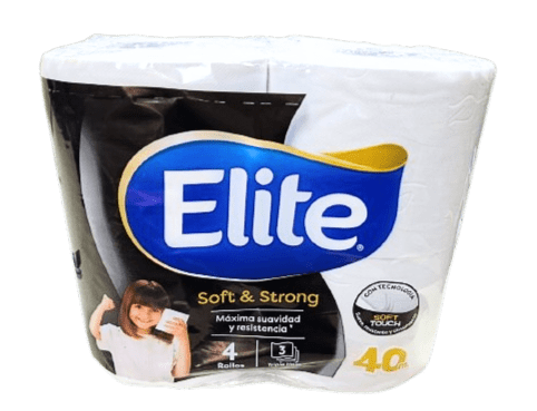 Papel Higiénico Elite triple hoja 4x40m1
