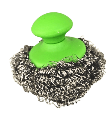 Virutilla de acero inoxidable con mango1