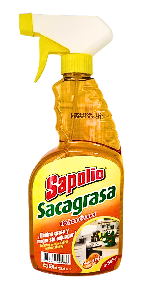 Sacagrasa Sapolio gatillo naranja 650 mL1