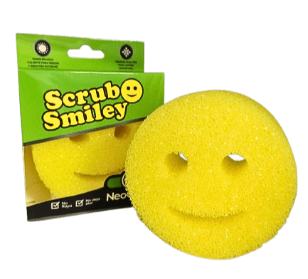 Esponja Scrub Smiley amarilla1