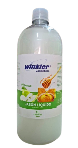 Jabón Líquido Winkler Botella 1 litro Manzana miel1