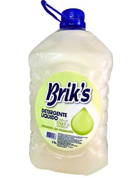 Detergente líquido Brik´s con un toque de suavizante 5L1