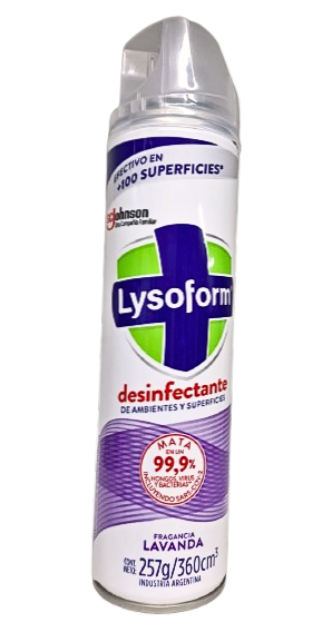 Desinfectante Ambiental Lysoform lavanda 360 mL1