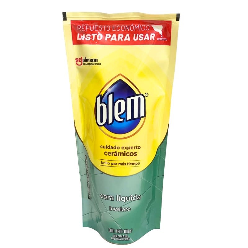 Cera líquida Blem autobrillante Incolora 400ml1