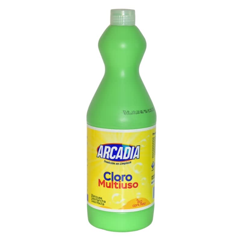 Cloro Tradicional Arcadia Botella 1lt al 2,5%1