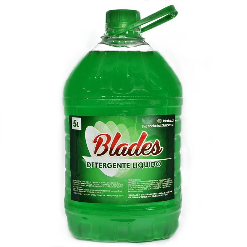Detergente Líquido Blades Matic Verde 5 litros1