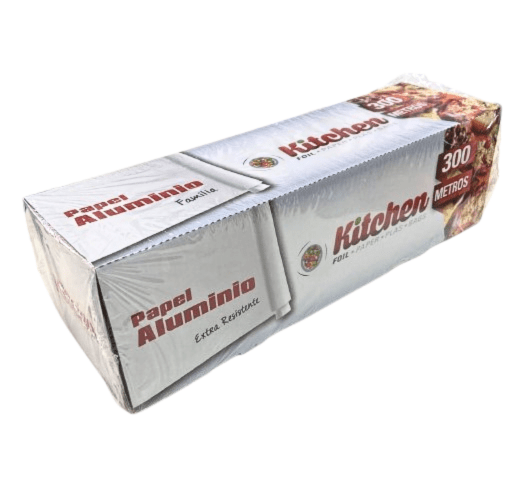 Papel aluminio Kitchen Pack 300 m con autocorte1