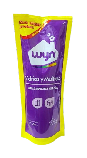 Limpiavidrios Wyn recarga 450 mL1