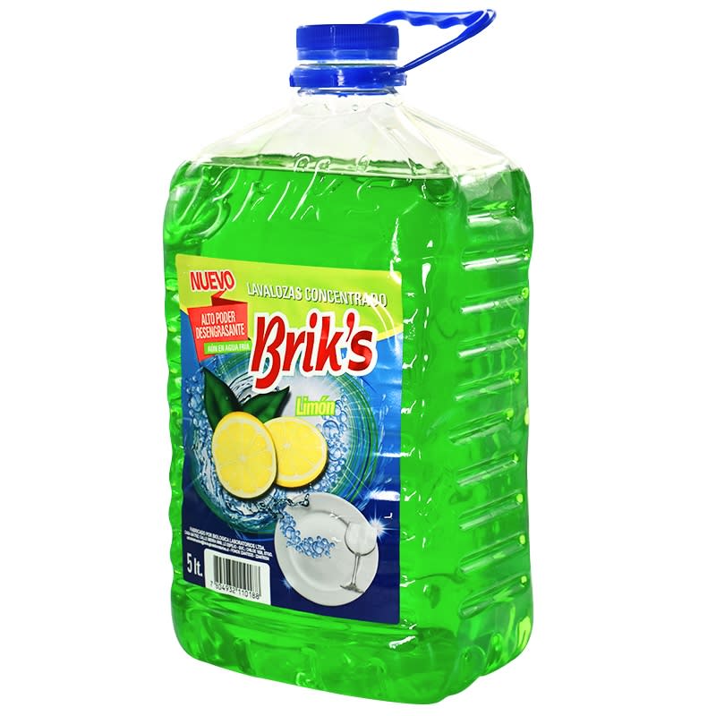 Lavalozas Brik's concentrado verde limón 5 L1