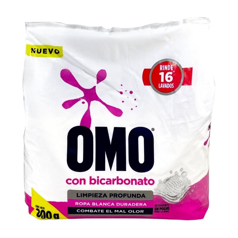 Detergente en polvo Omo bicarbonato 800 g1