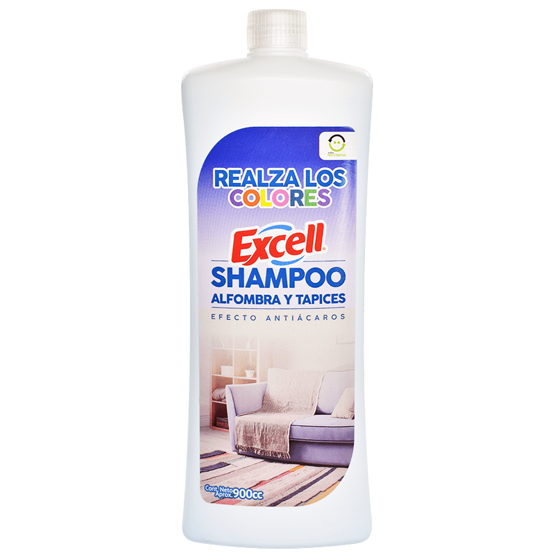 Shampoo Alfombra y Tapices Excell Aroma Limón 900cc1