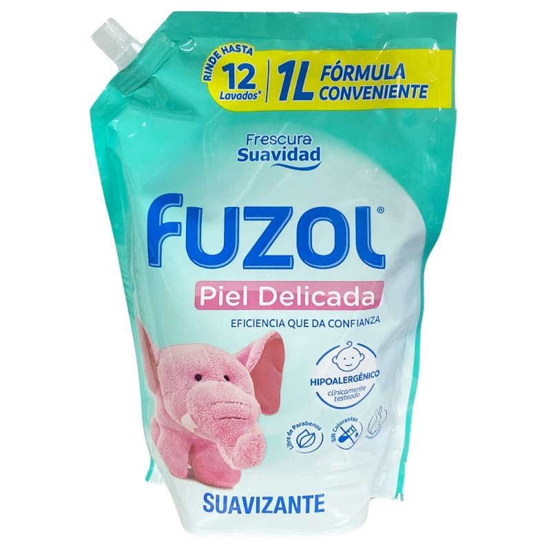 Suavizante Fuzol piel delicada hipoalergénico 1 L1
