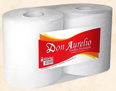 Toalla de Papel Jumbo Don Aurelio 2x Rollos 200 metros2