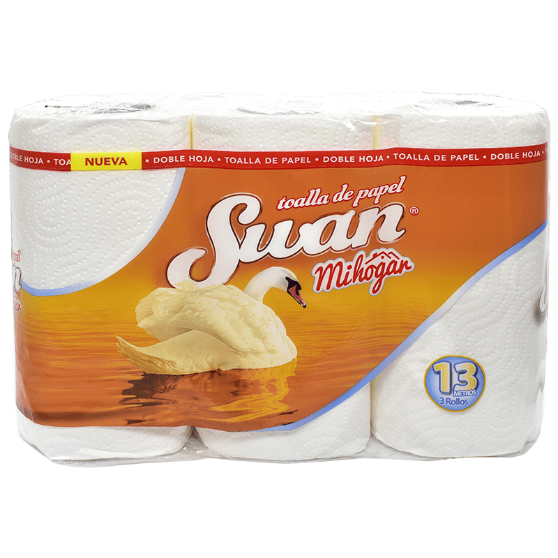 Toalla Papel Swan 3x13m1